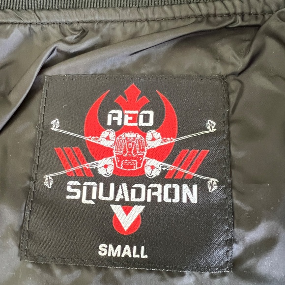 Star Wars Rogue One Red Squadron Bomber Jacket – NWT – U-Wing – Men’s S - Picture 11 of 15